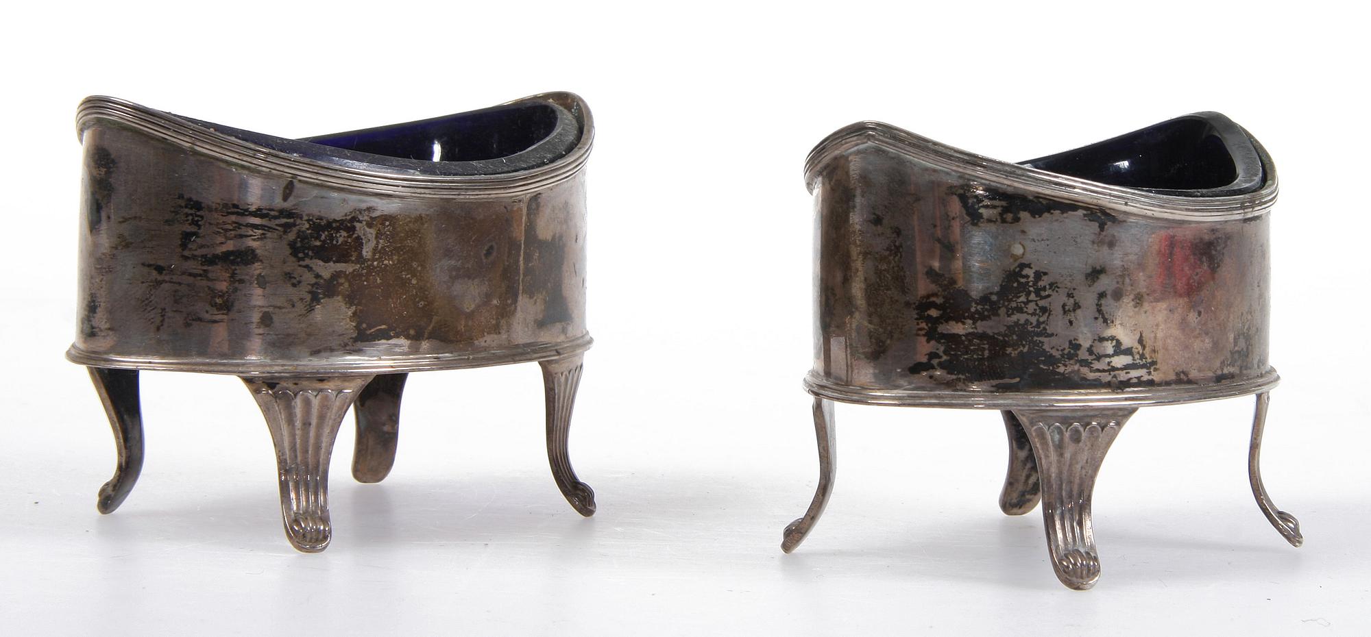 SALTKAR, 1 par, Georgian, London, England, 1792 samt 1793.