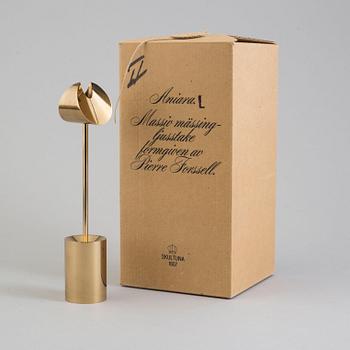 PIERRE FORSSELL, an 'Aniara' brass candlestick from Skultuna.