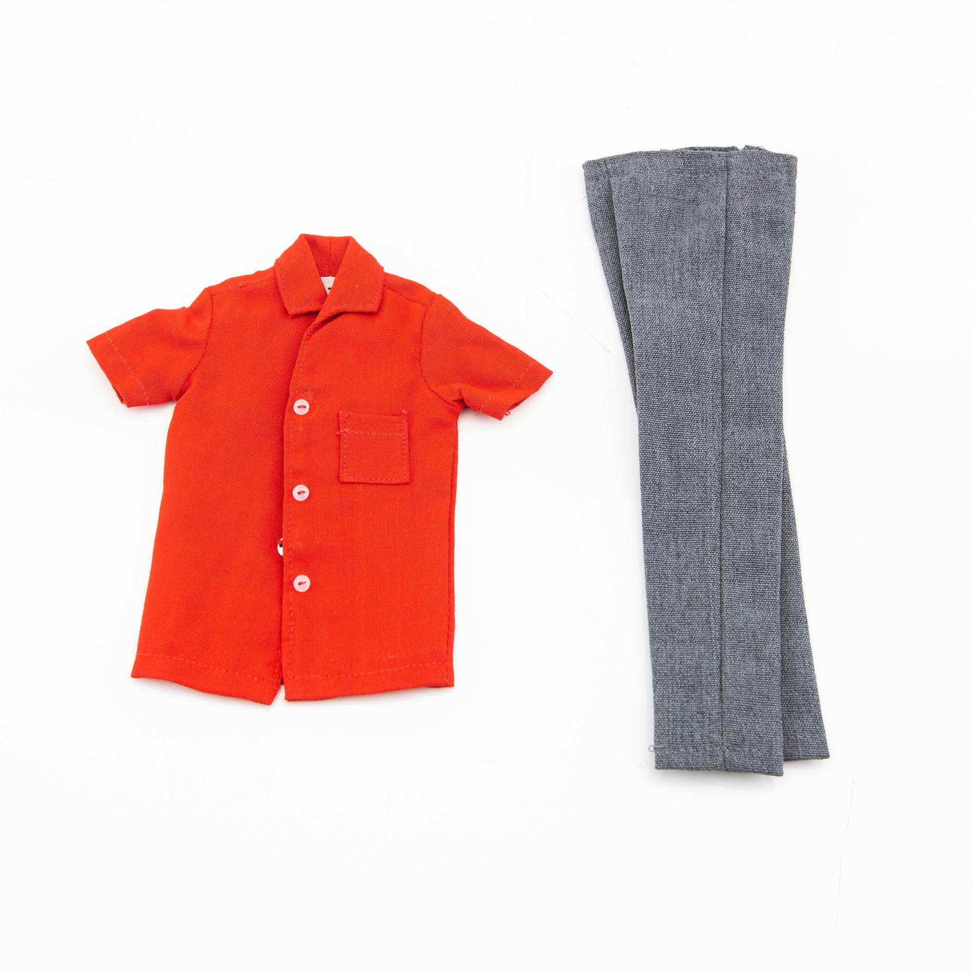 Barbie och Ken, dockor 2 st. samt kläder, vintage, "Nr. 5 Ponytail", Mattel 1961, "Ken" Mattel 1961.