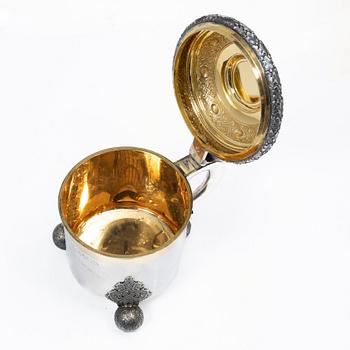 Karl Anderson, Dryckeskanna, silver, Stockholm 1906.