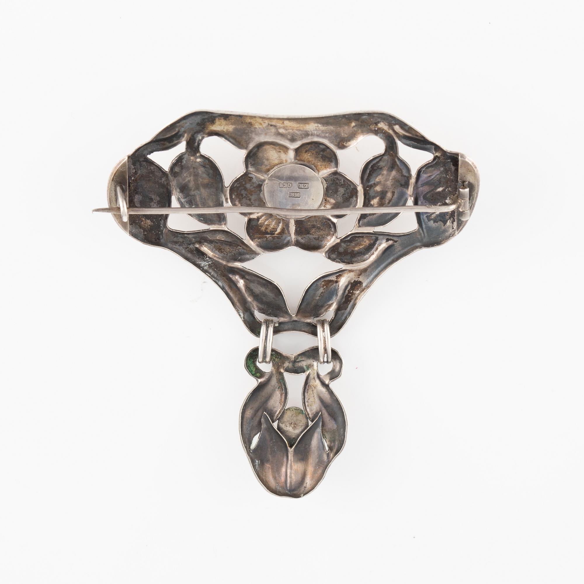 Bernhard Hertz, brooch.