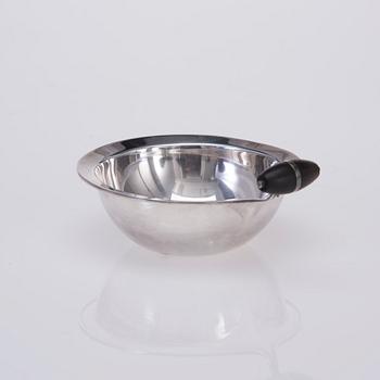 SKÅL, silver och ebenholts, Tapio Wirkkala, Hopeakeskus, Tavastehus 1957.