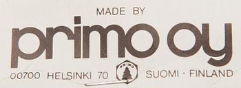 DOOR KNOBS, 6 pairs, manufactured by Primo Oy, Finland, 1960/1970s.