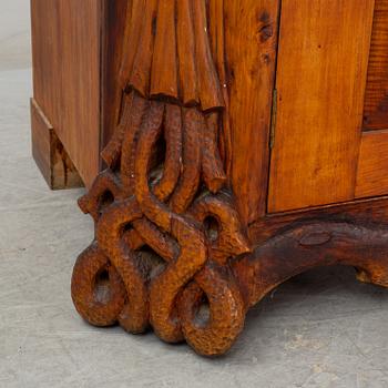 KNUT FJAESTAD, a folk art sideboard, Sweden, the former part of the 20th C.