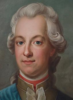 Jakob Björck Attributed to, ”Prince Fredrik Adolf” (1750-1803).