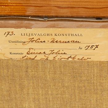 EINAR JOLIN, oil on canvas, signed and dated 1956.