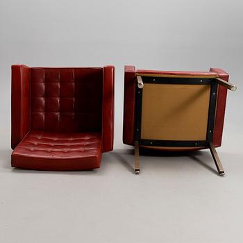 VINCENT CAFIERO, ETT PAR KARMSTOLAR. Knoll. 1960-tal.