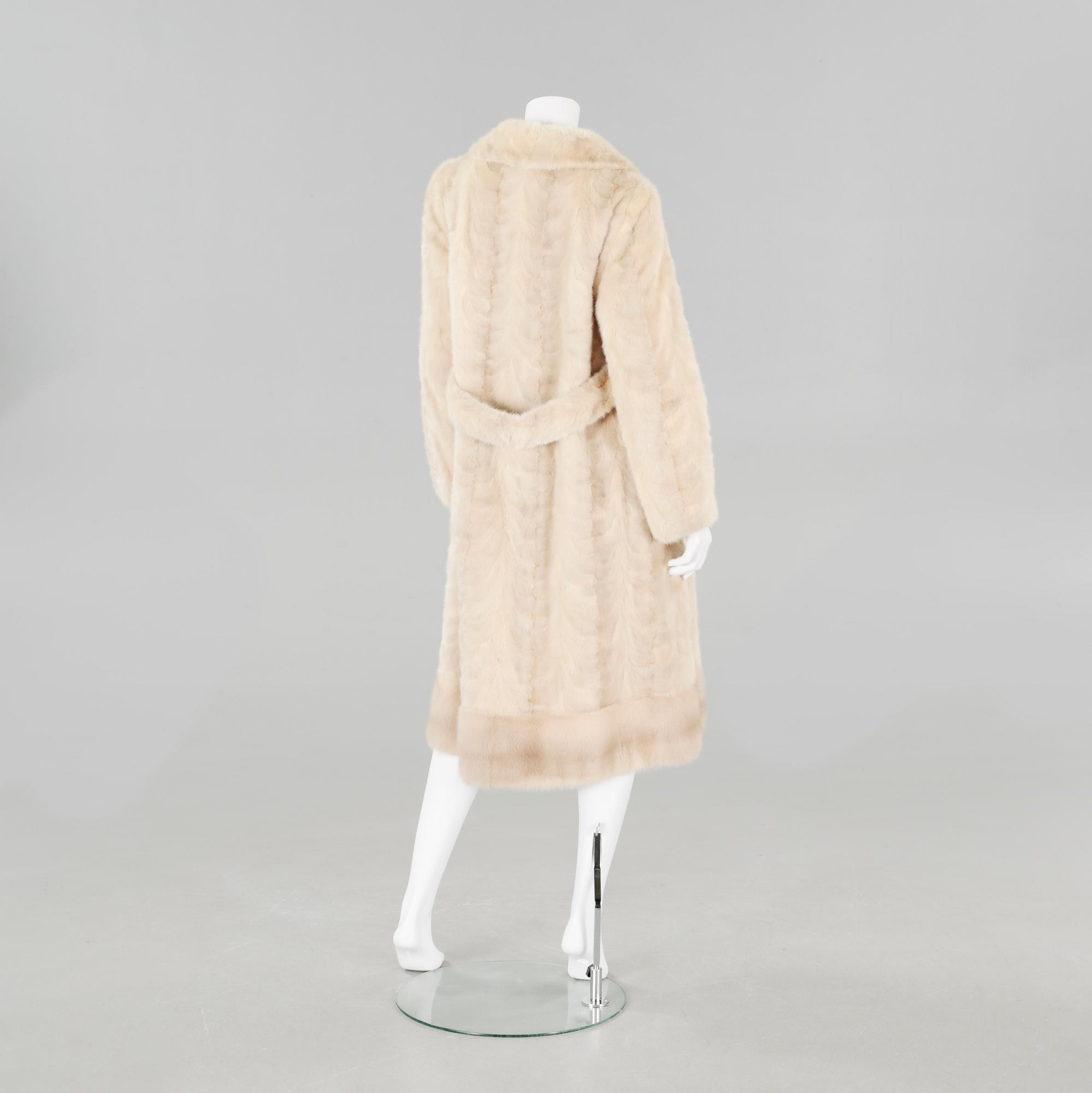 A mink fur coat.