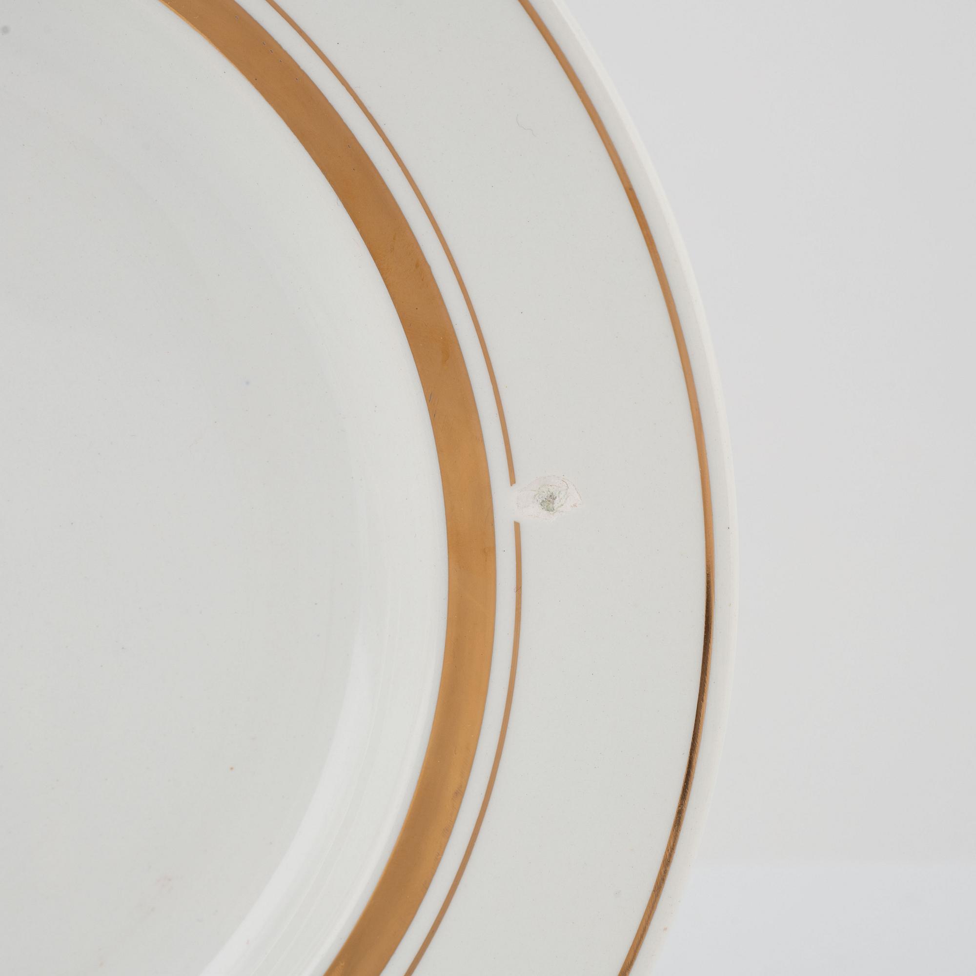 Plates, 11 pcs, porcelain, Soviet Union, mid-20th century.