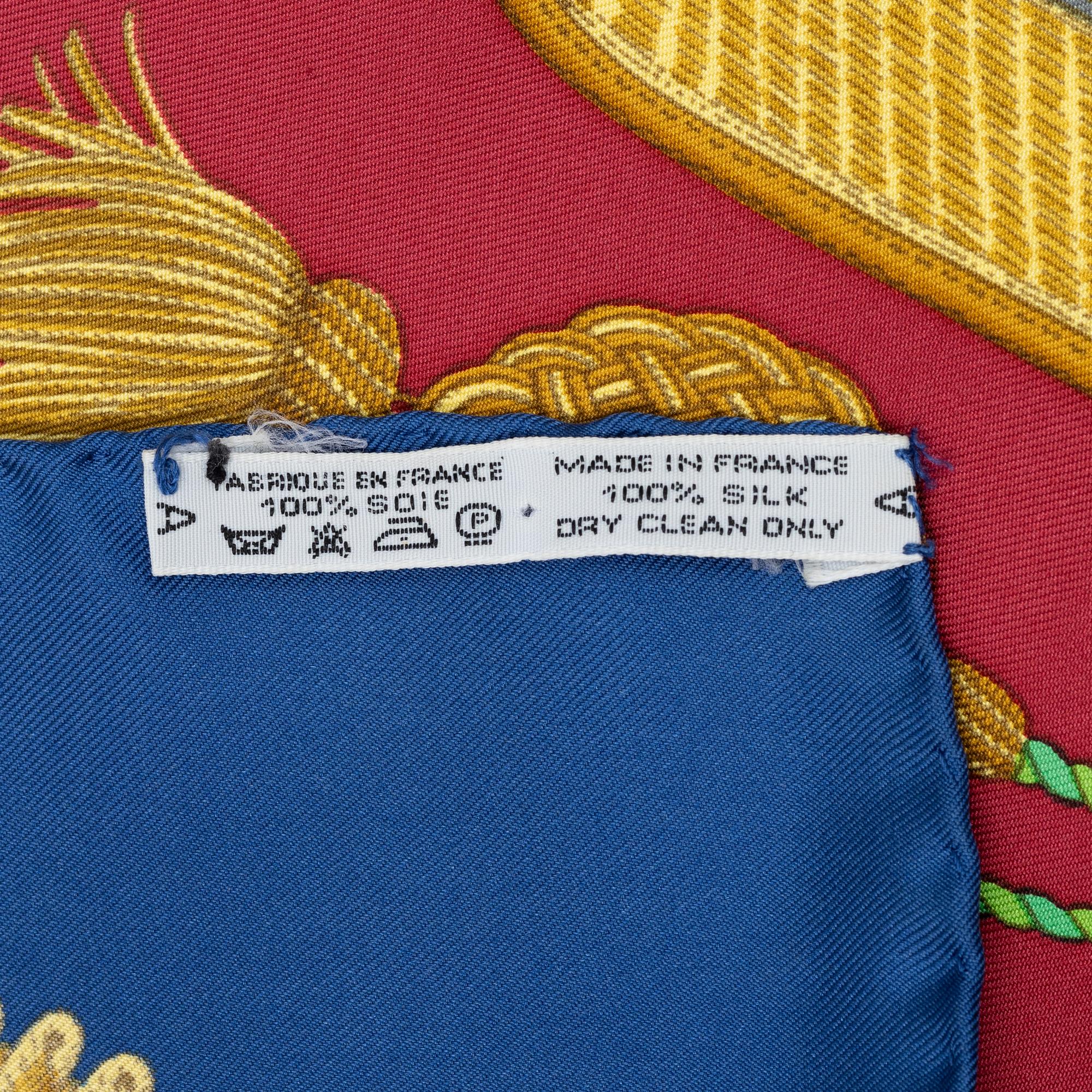 Hermès, scarf, "Post and Cavalry".