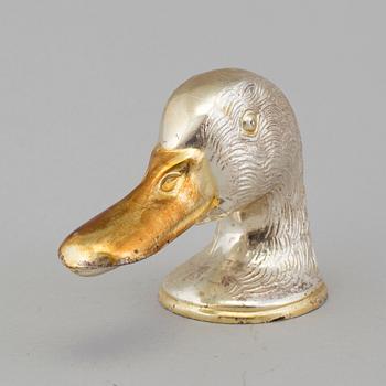 A DUCKY BOTTLE OPENER, Paris, second half of the 20th century.