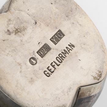 Snapsglas, sterlingsilver, G.E Florman, Stockholm, 1997.