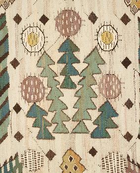 Märta Måås-Fjetterström, A DRAPE, "Taraxacum", tapestry weave, ca 250 x 158 cm, signed AB MMF.