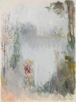 Ruben Heleander, gouache, signed.