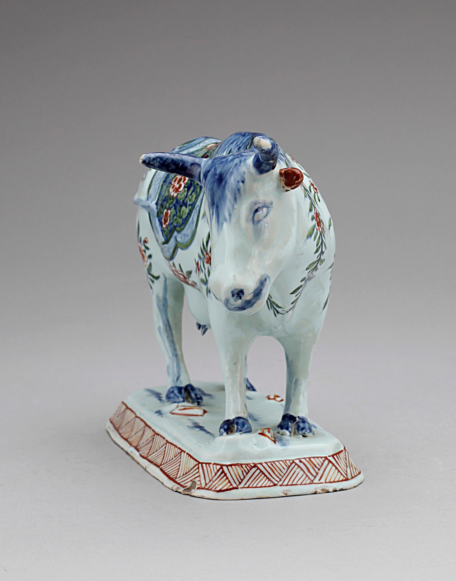 FIGURIN, fajans, Holland, 1800-talets mitt.