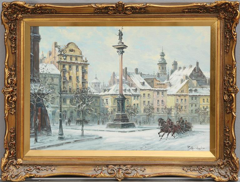 WLADYSLAW CHMIELINSKI, olja på duk, sign.