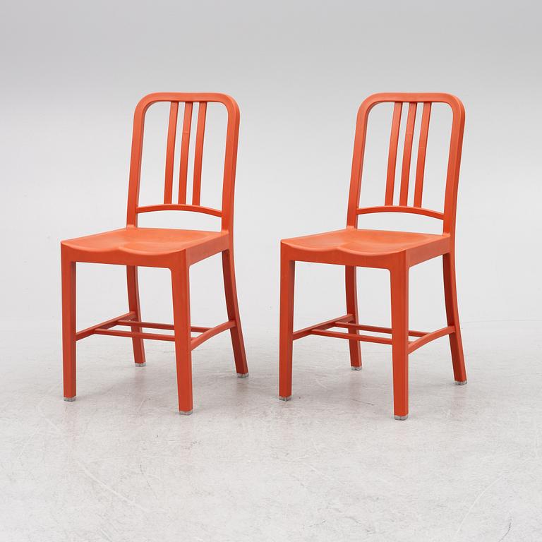 Ten '111 Navy Chairs', Emeco & Coca-Cola.