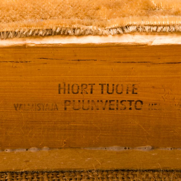 CARL GUSTAF HIORT AF ORNÄS, nojatuoli, "Prinssi", Puunveisto Oy - Träsnideri Ab, 1950-luku.