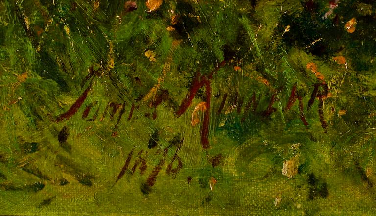 JAMES KINNEAR, olja på duk, signerad och daterad 1876.