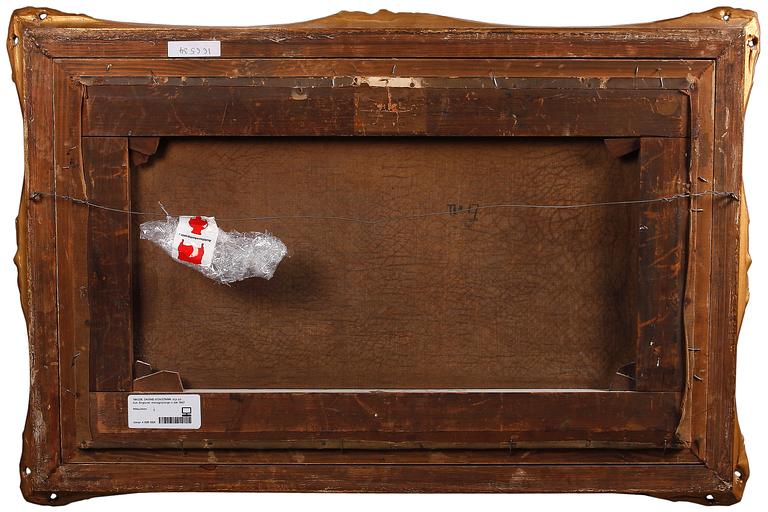 OKÄND KONSTNÄR, olja på duk, England, monogramsign o dat 1867.