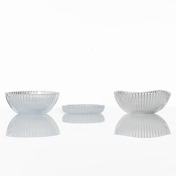 Arthur Percy, a 'Swedish Modern' glass service, "Reffla", Gullaskruf, the model designed in 1952 (110 pieces).