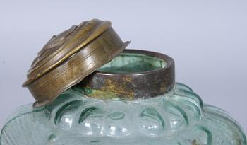 TEDOSA, glas, samt LIKÖRGLAS, 1800-tal.
