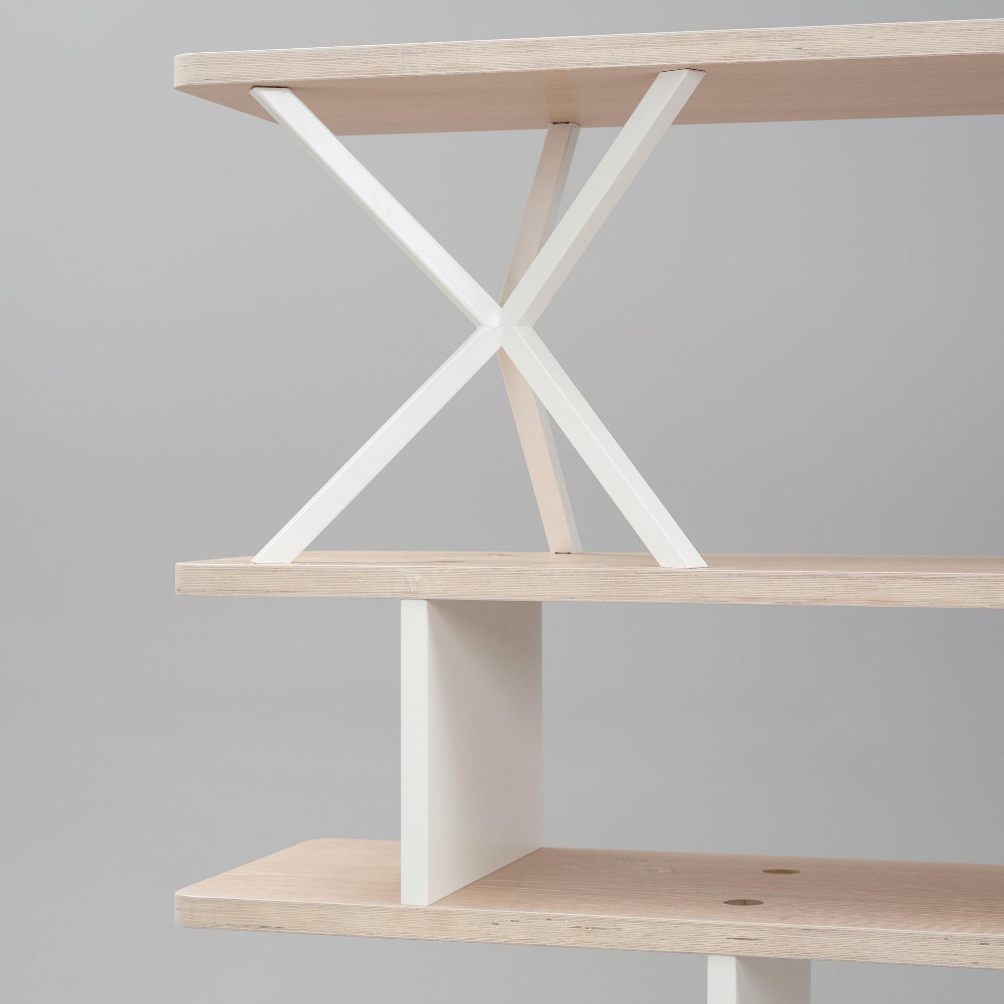 Per Söderberg, bokhylla, specialbeställd "NEB Shelving System", No Early Birds.