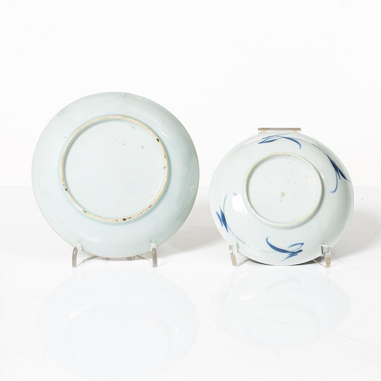 Kompaniporslin, 9 delar, Kina, Qing dynastin, Qianlong 1736-95.