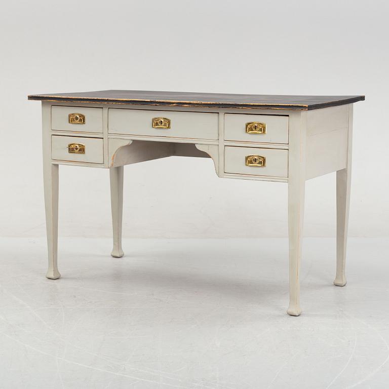 A painted desk, early 20th Century.