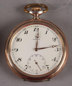 FICKUR, 2 st, Omega resp Drott, metall resp silver, 1900-tal.