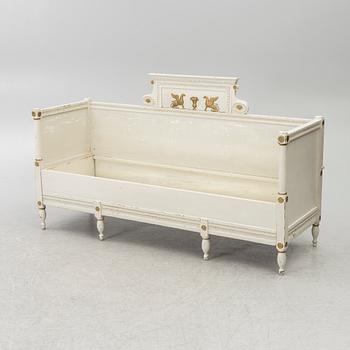 Sofa bed, late Gustavian style, 19th century.