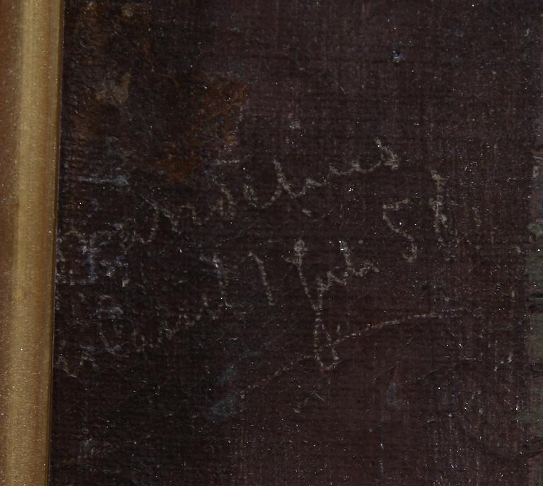 GUSTAF BRANDELIUS, olja på duk. Sign o otydl dat.