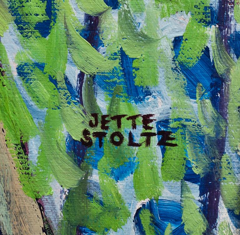 JETTE STOLTZ, olja på duk, signerad.