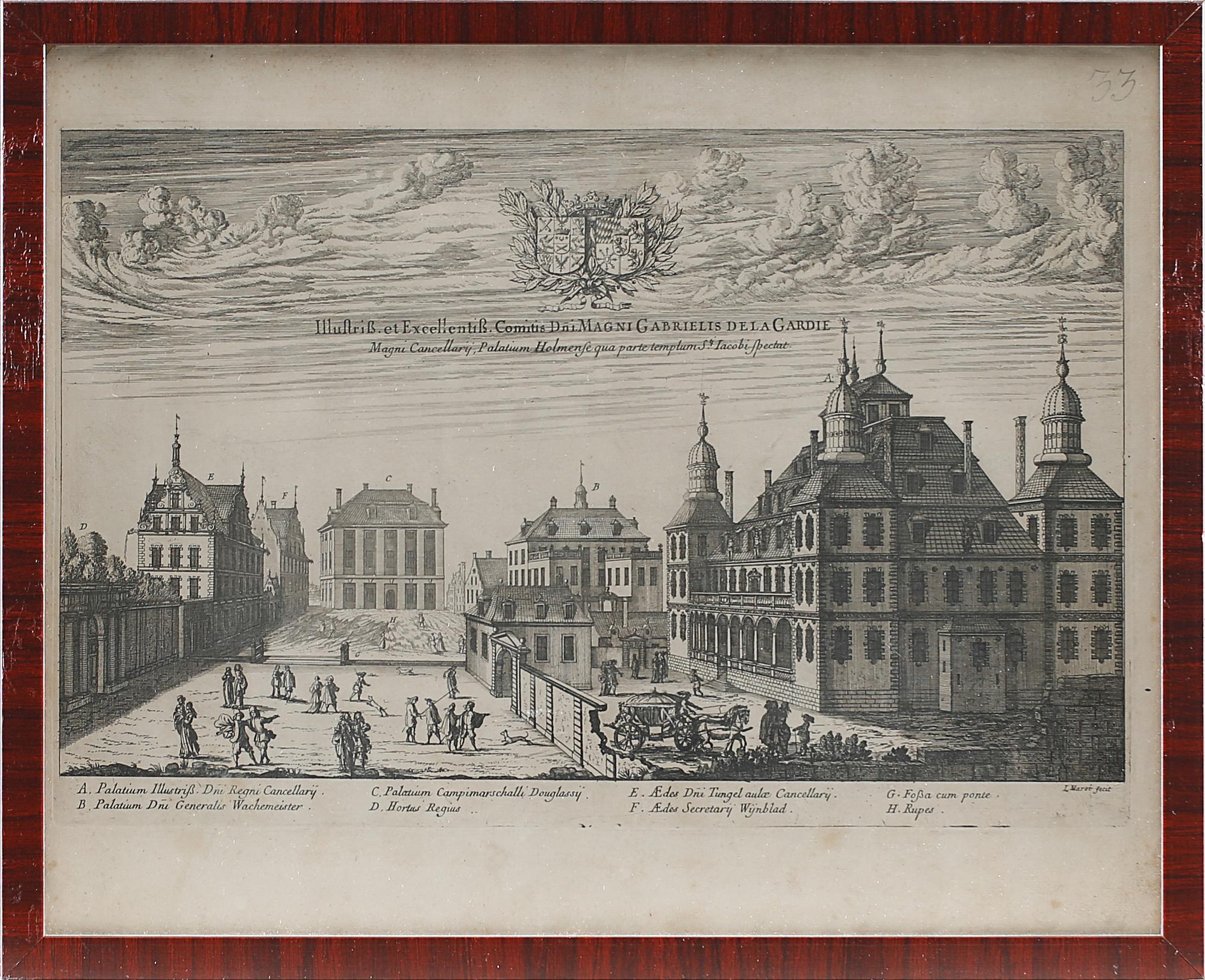KOPPARSTICK, 6 st, ur Suecia Antiqua et Hodierna, 1800-tal.