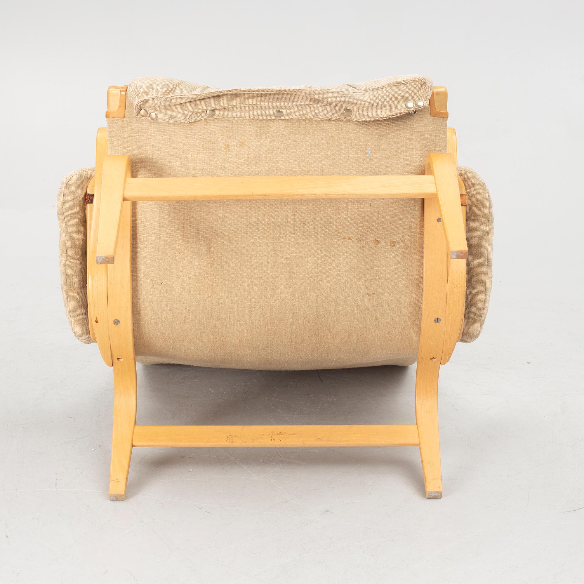 Bruno Mathsson, a 'Pernilla' armchair, Dux.