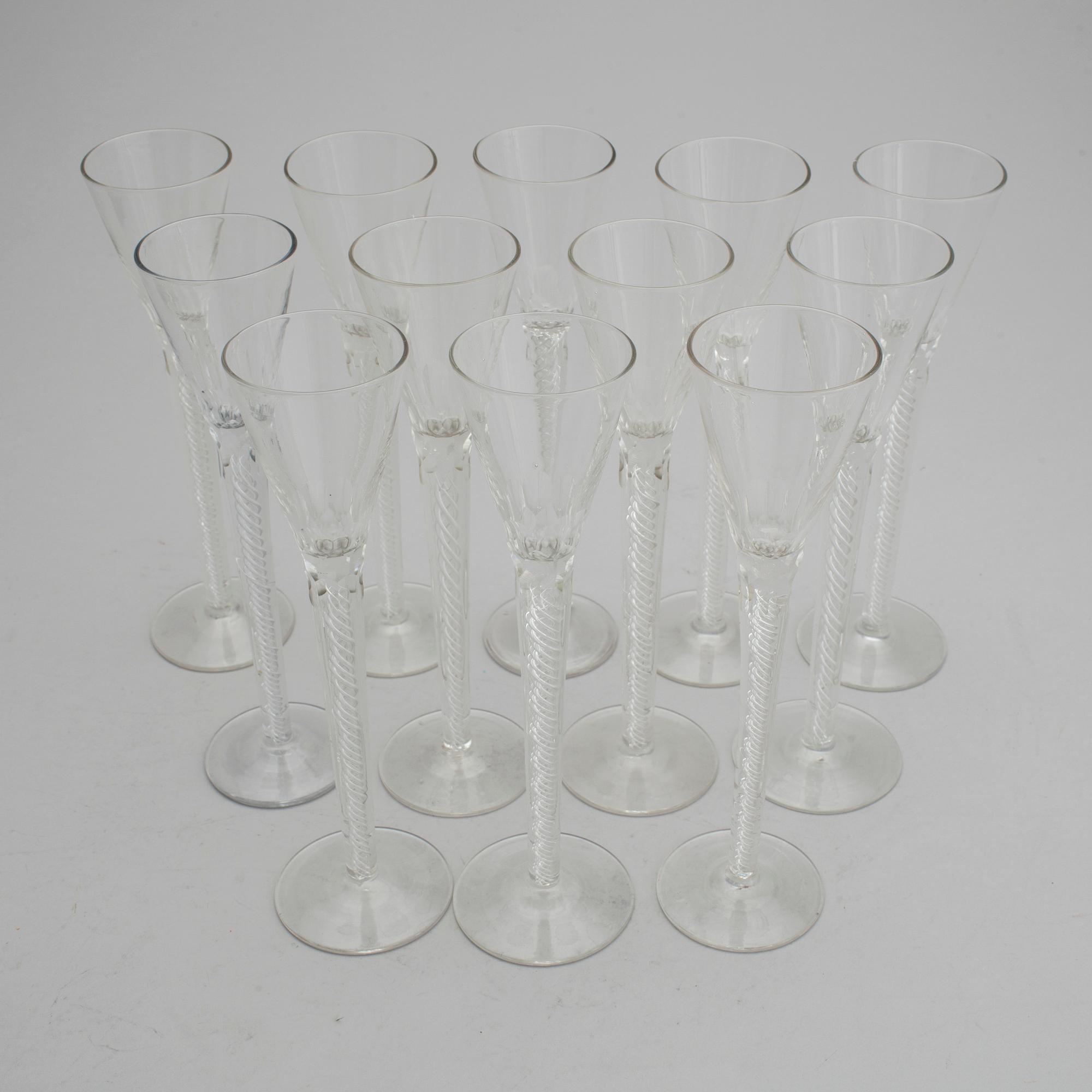 SNAPSGLAS, 12 st, 1900-talets början.