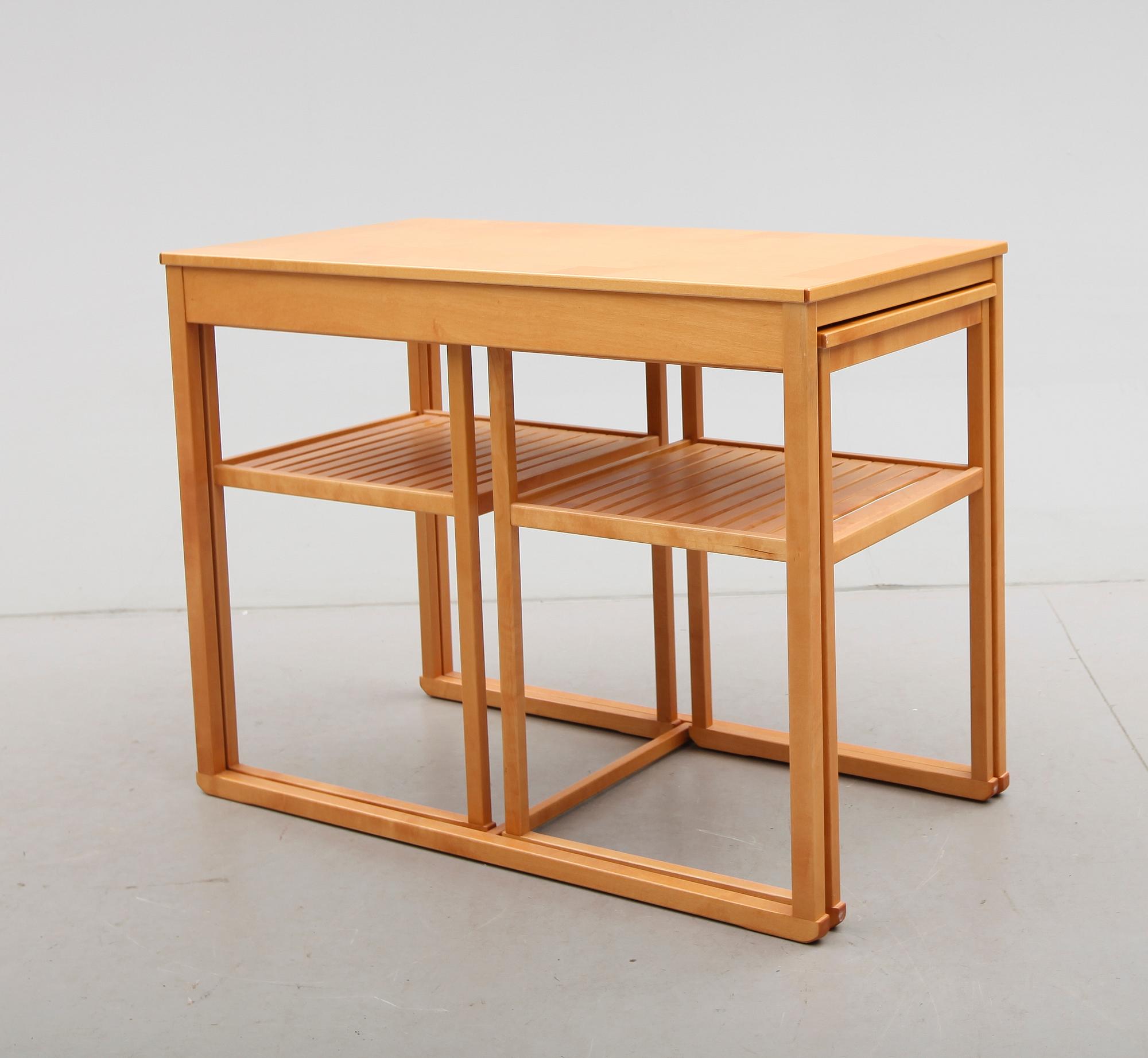 SATSBORD, "Släden", Carl Malmsten, formgivet 1948.