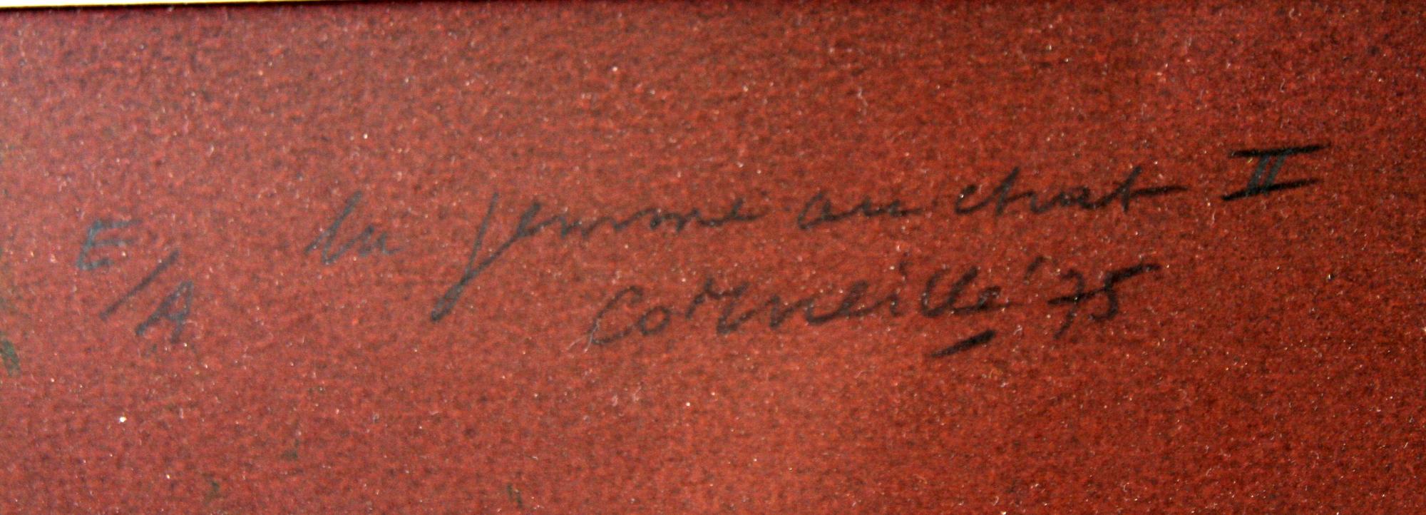 BEVERLOO CORNEILLE, färglitografi, sign, numr EA, dat -75.