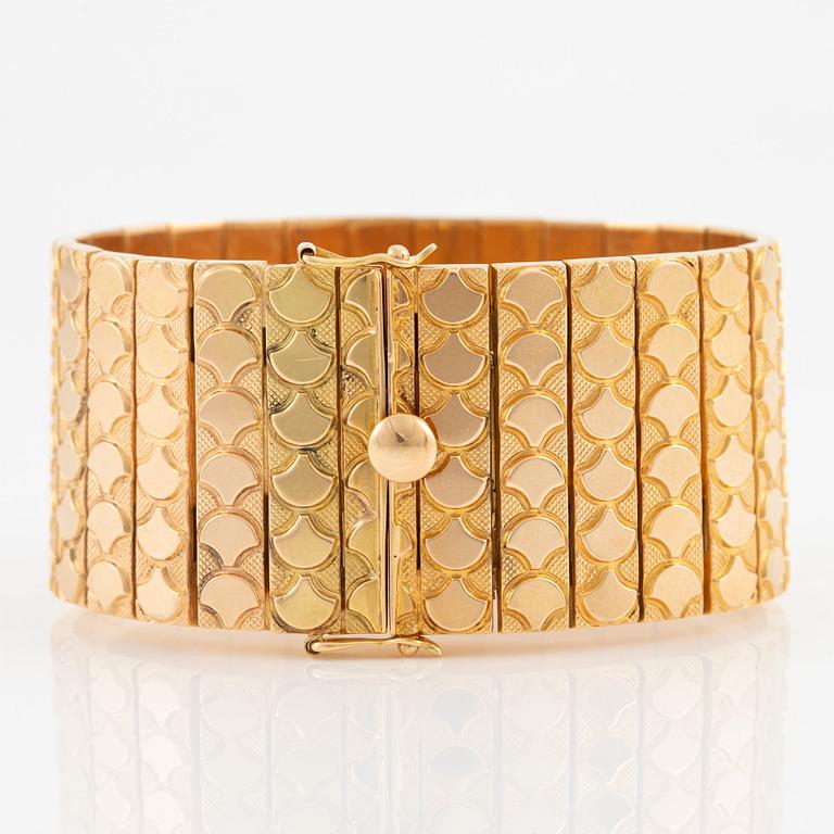 Armband, 18K guld, Italien.