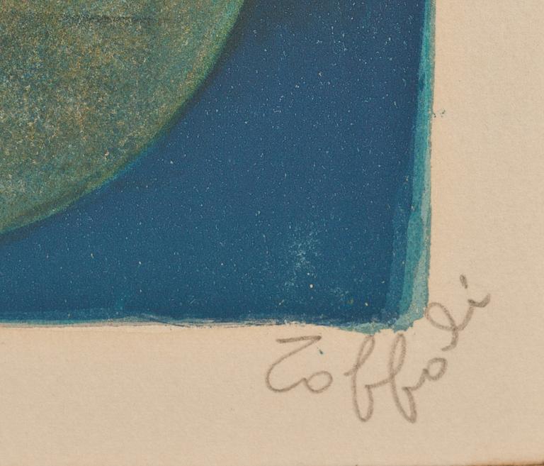 LOUIS TOFFOLI, färglitografi, sign. E.A.