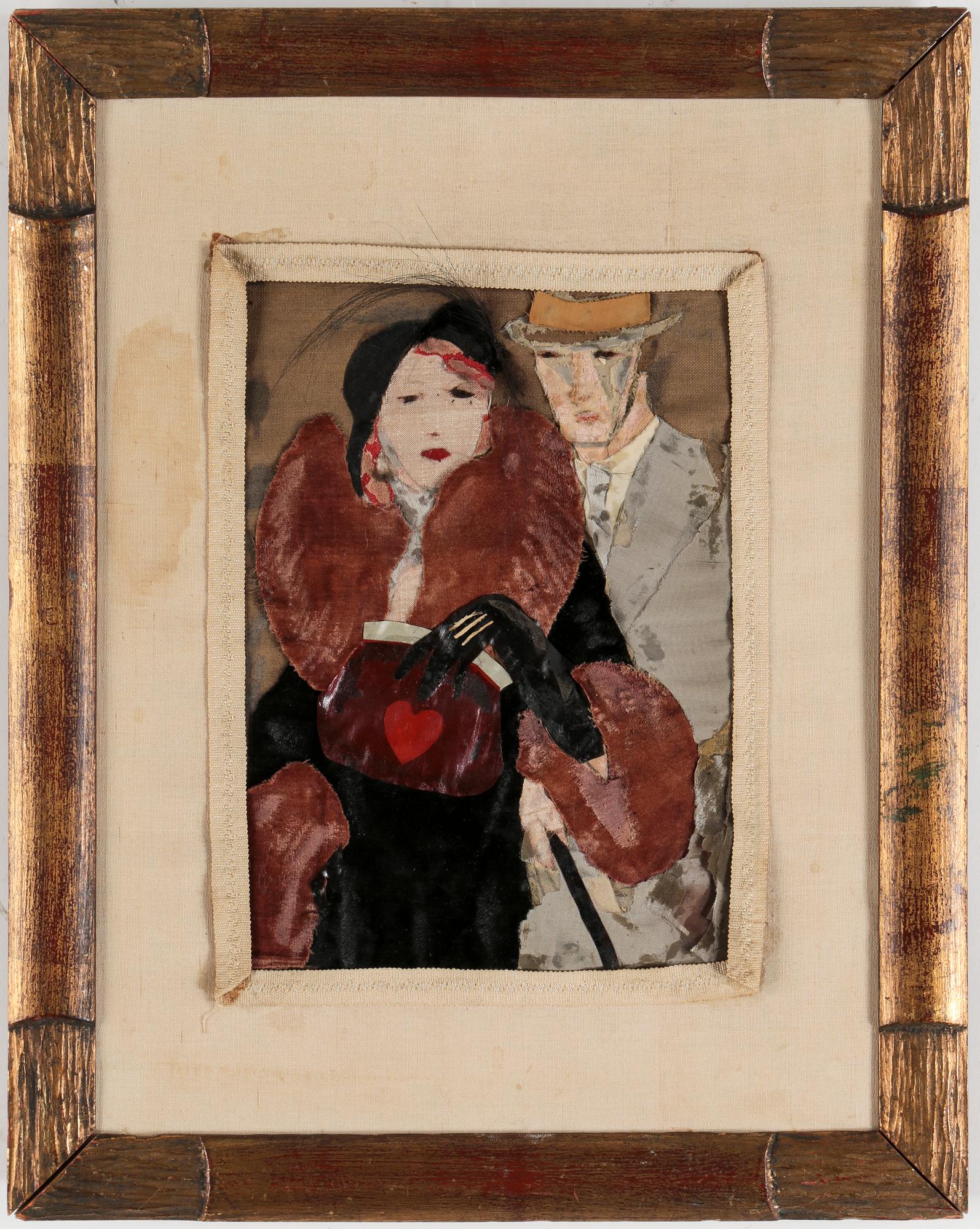 TEXTILT VERK, signerad Disa von Diederichs, daterad 1935.