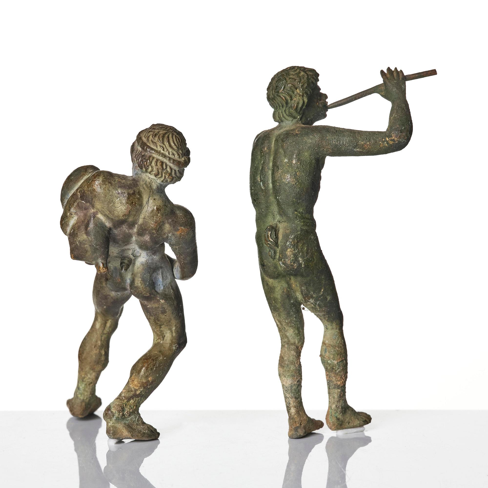 Grand Tour souvenirs, nine pieces, Italy, 19th century.