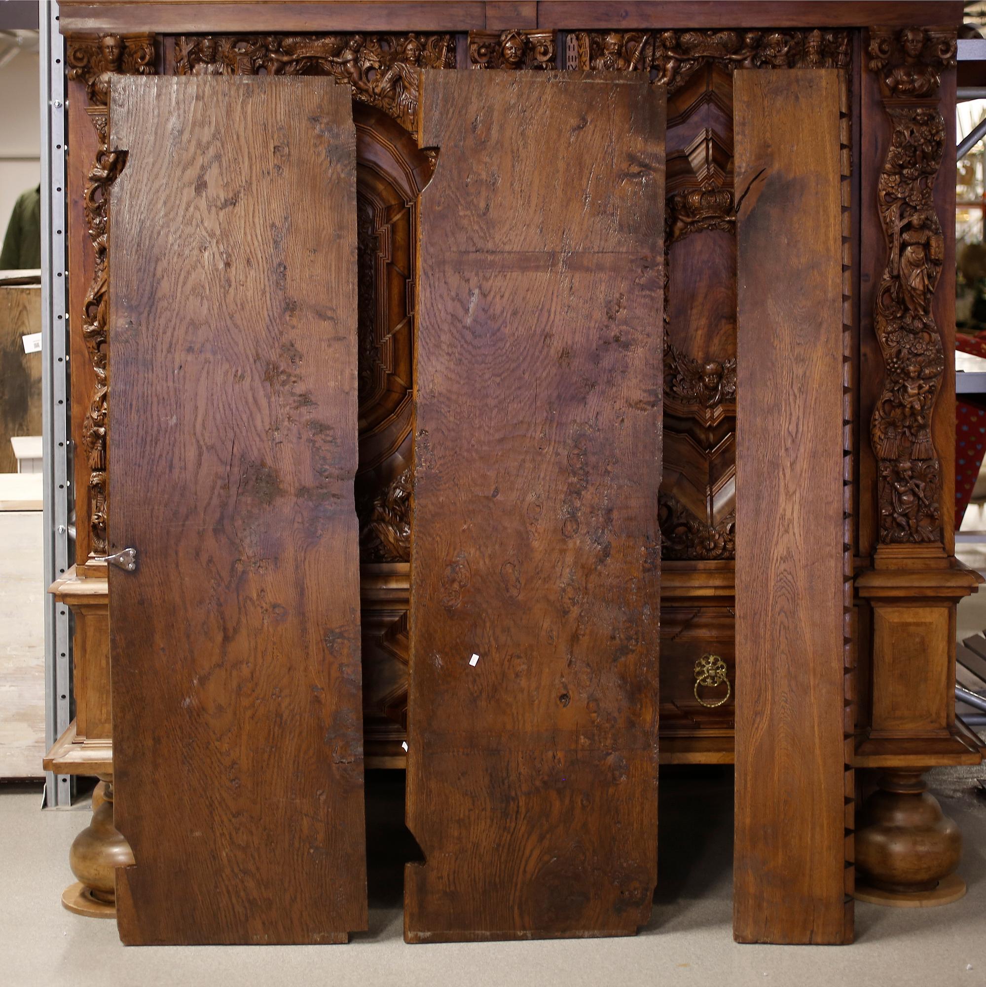 SKÅP, barock-stil, 1800-tal.