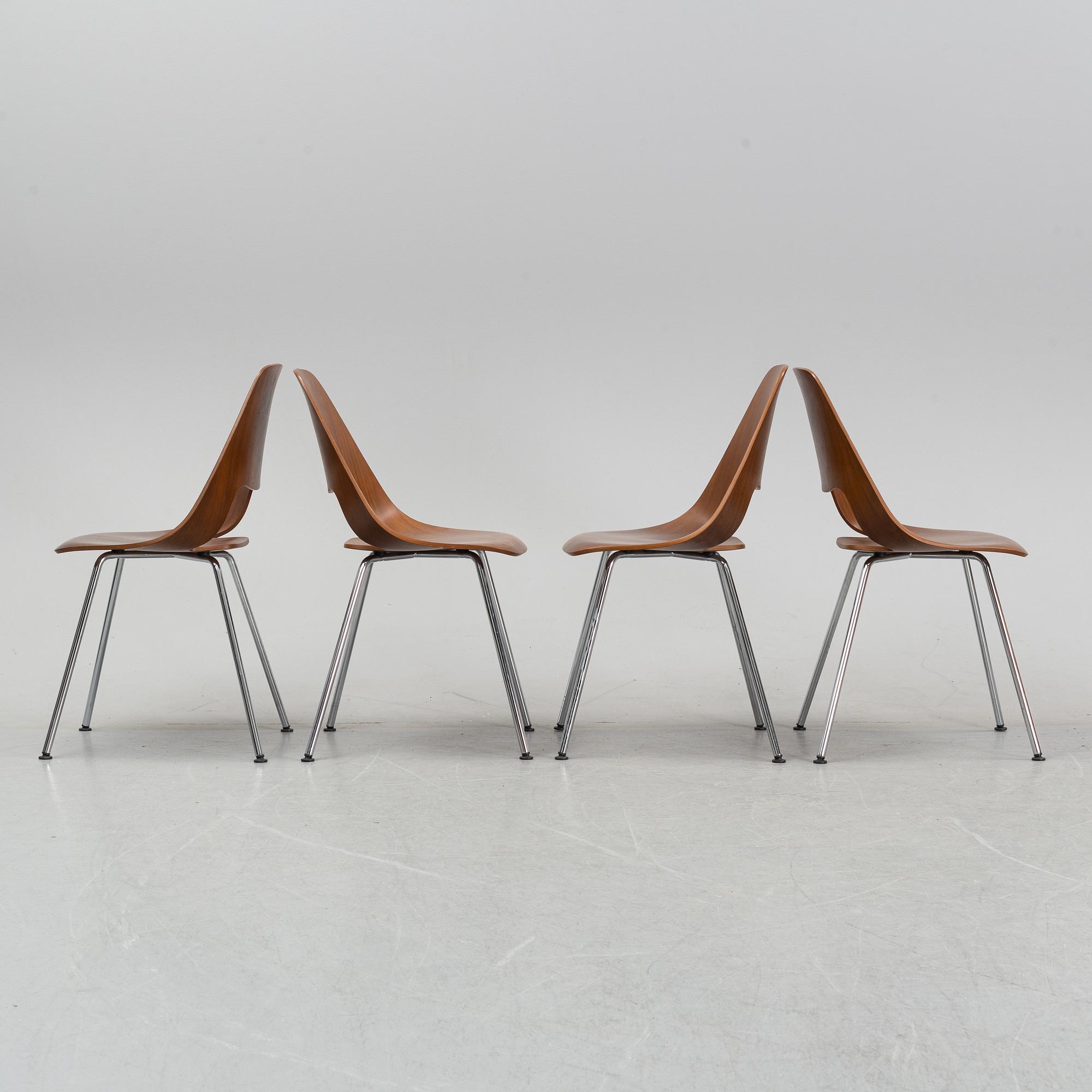 ALFREDO HÄBERLI, four 'Jill' chairs, Vitra, 2012.