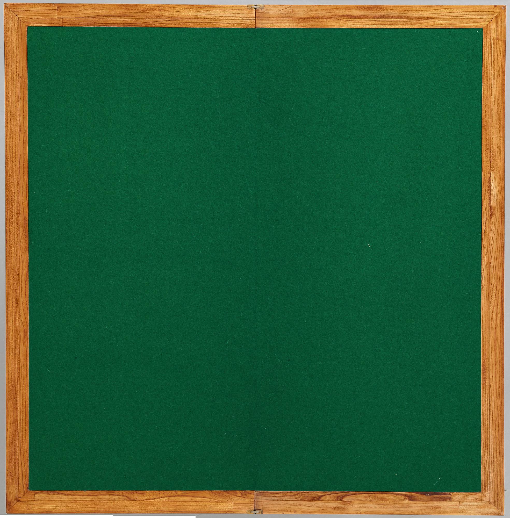 A late Gustavian card table, first half of the 19th century.