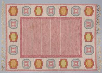 MATTA, rölakan, Ingegerd Silow, monogramsignerad, 1900-talets andra hälft, 228 x 170 cm.
