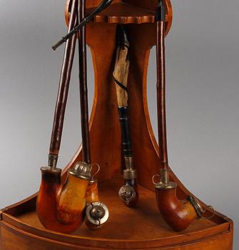 PIPHYLLA MED PIPOR, Karl Johan, 1800-tal.