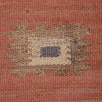 Märta Måås-Fjetterström, a carpet, "Röd grön äng", flat weave, ca 328-333 x 258,5-262 cm, signed AB MMF.