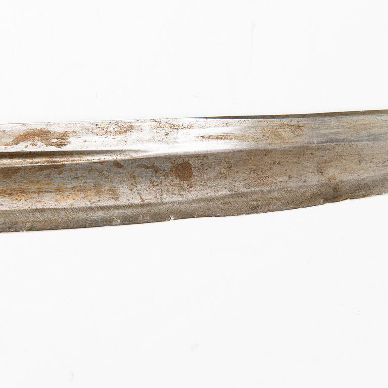 An Imperial Russian dragoon officer's shashka m 1881-1909, manufacturer's mark Zlatoust.