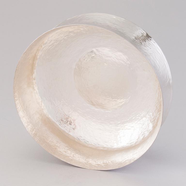 TAPIO WIRKKALA, bålskål samt slev, sterling silver, Kultakeskus, Tavastehus 1973.